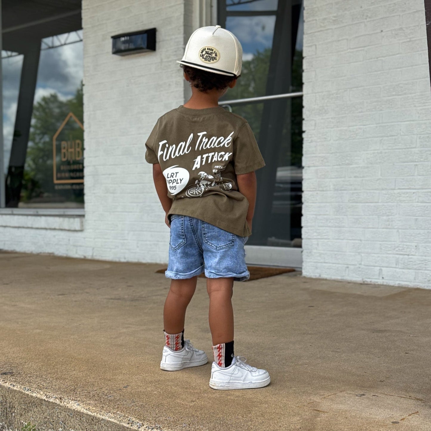 FINAL TRACK ATTACK TEE - MILITARY GREEN