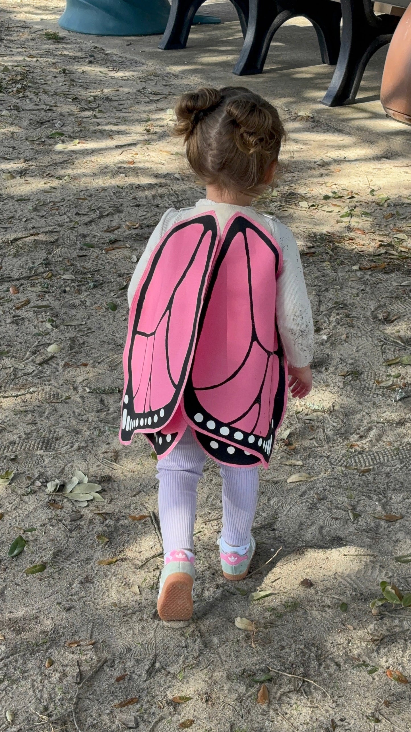 Pink Monarch Butterfly Wings Costume