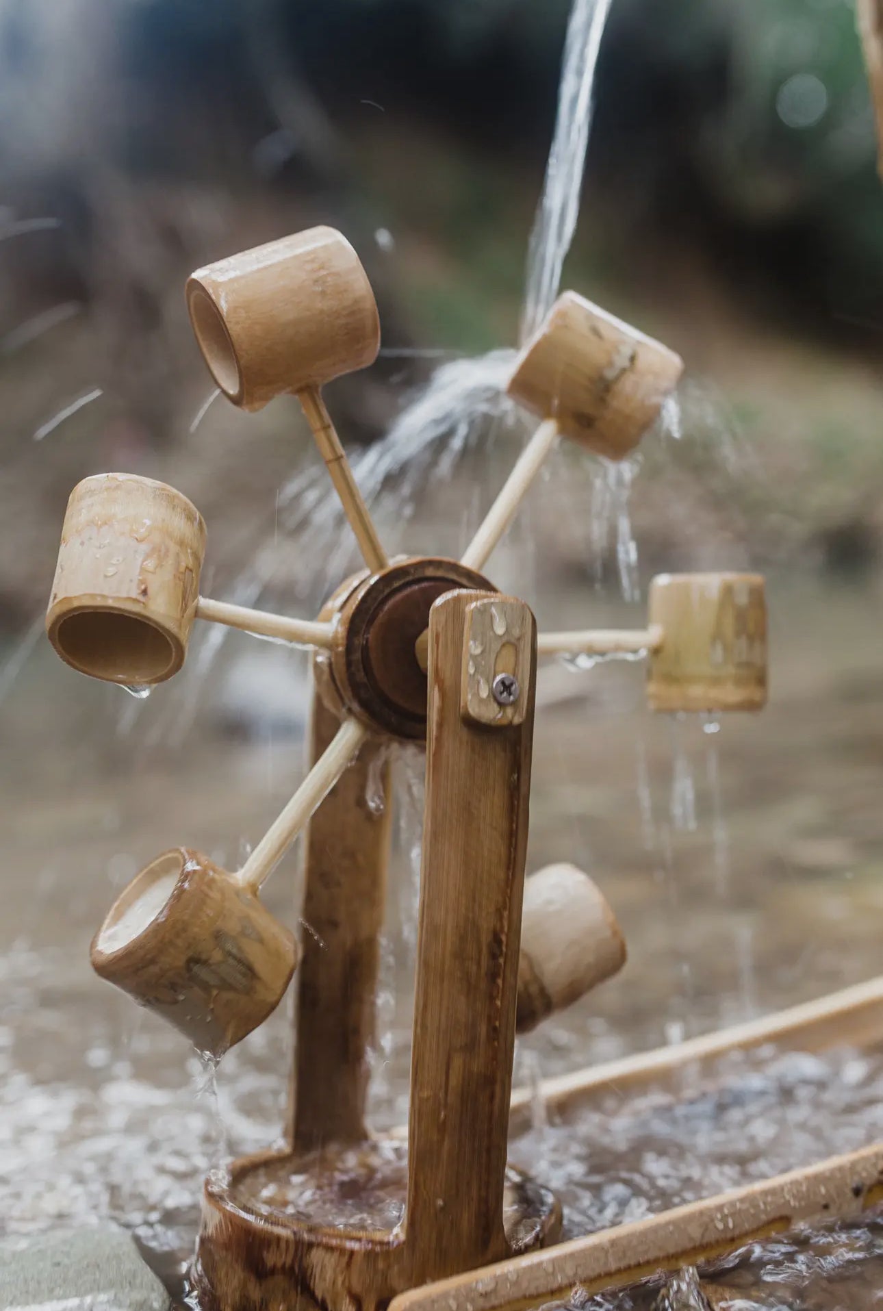 Bamboo Flow & Play Water Mill