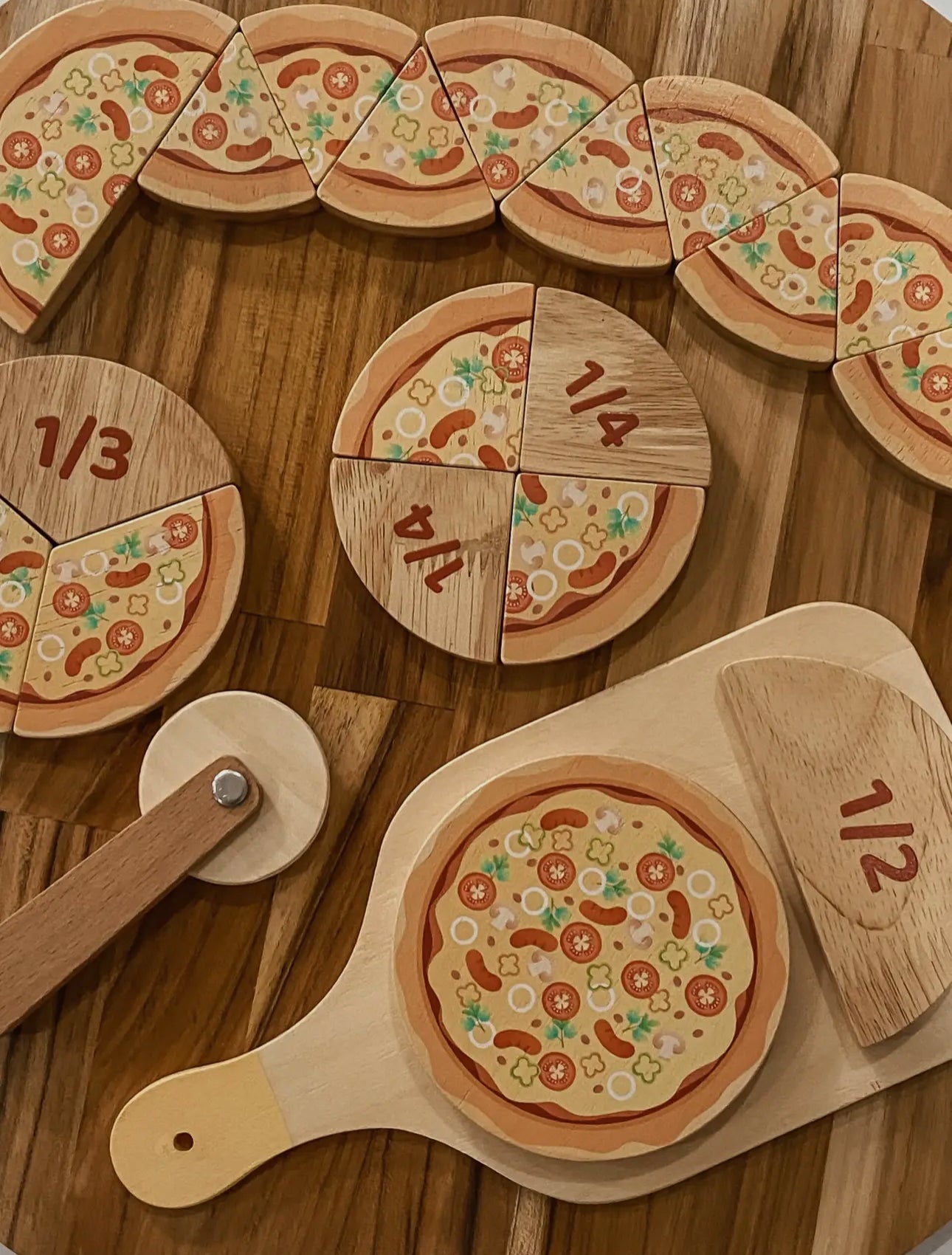 Heirloom Pizza Fraction Set