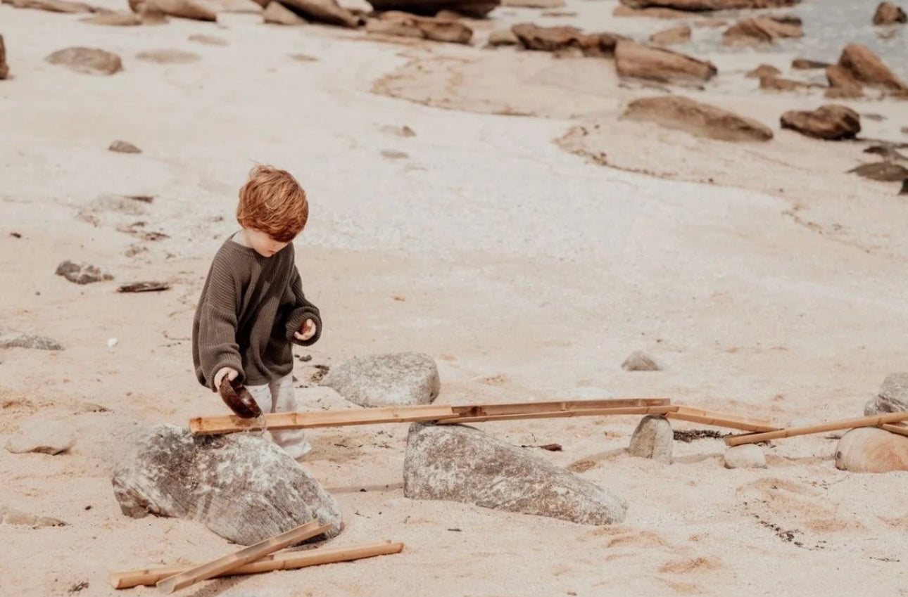 Mini Bamboo Water Channels – 40-Piece Set