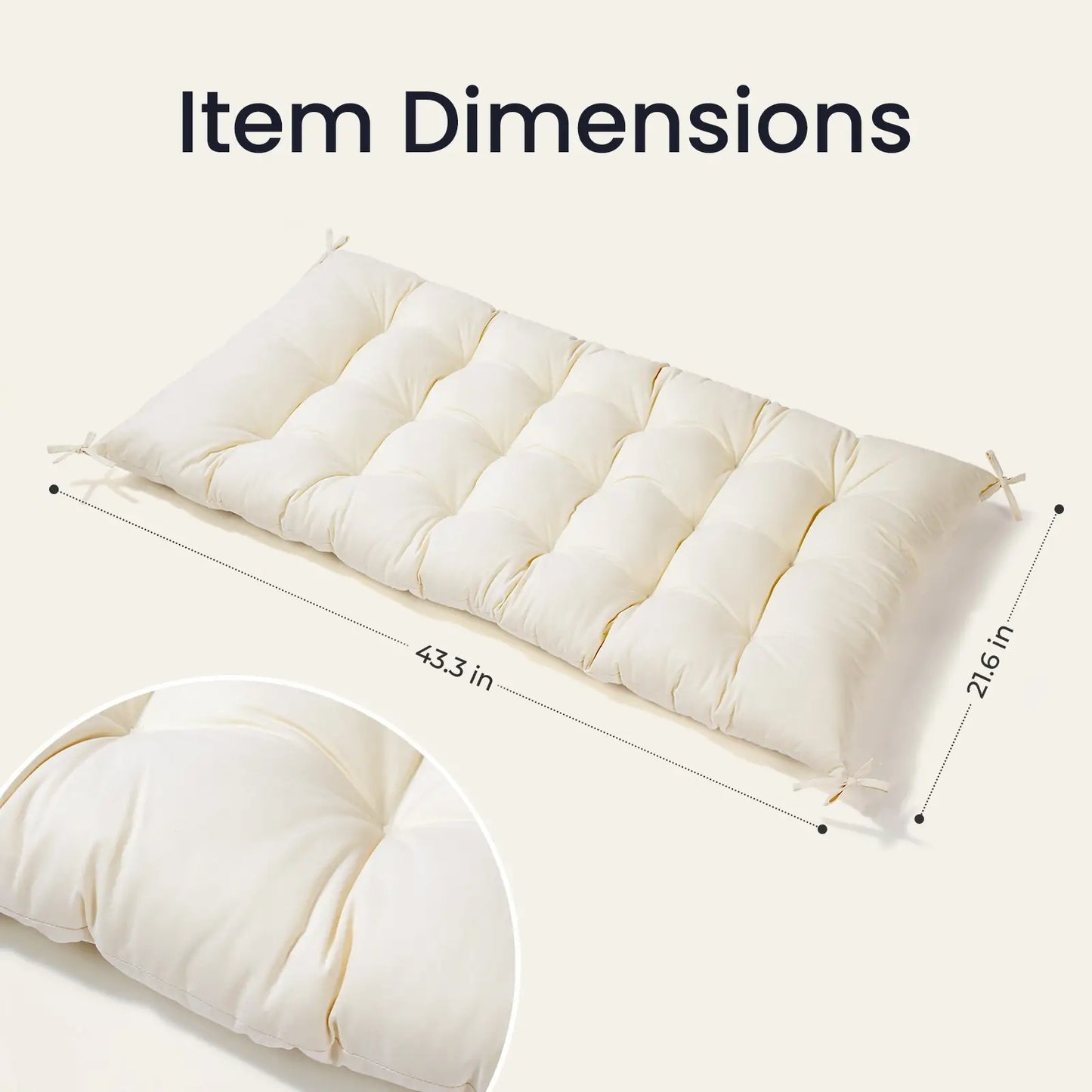 Thick Padded Play Cushion - Arch Not Included