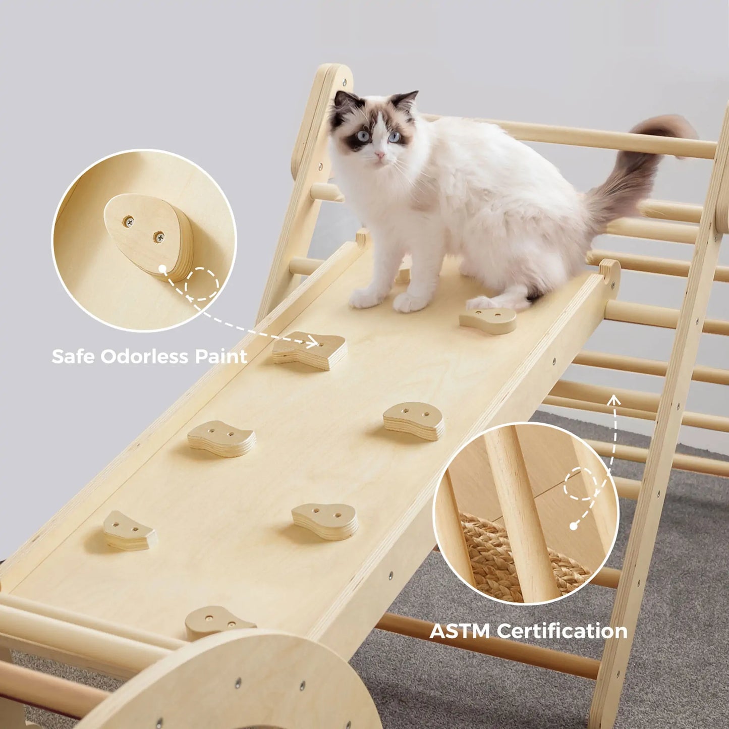 7-in-1 Montessori Climbing Set with Play Pad