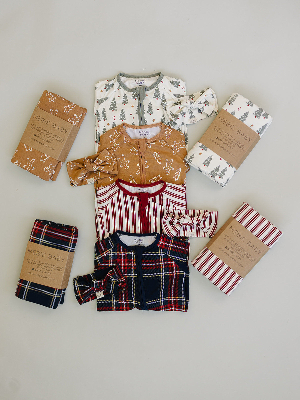 Gingerbread Bamboo Stretch Swaddle