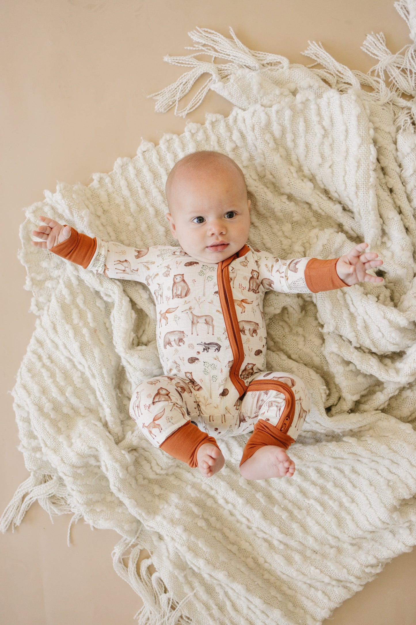 Forest Friends Bamboo Zippy Pajamas