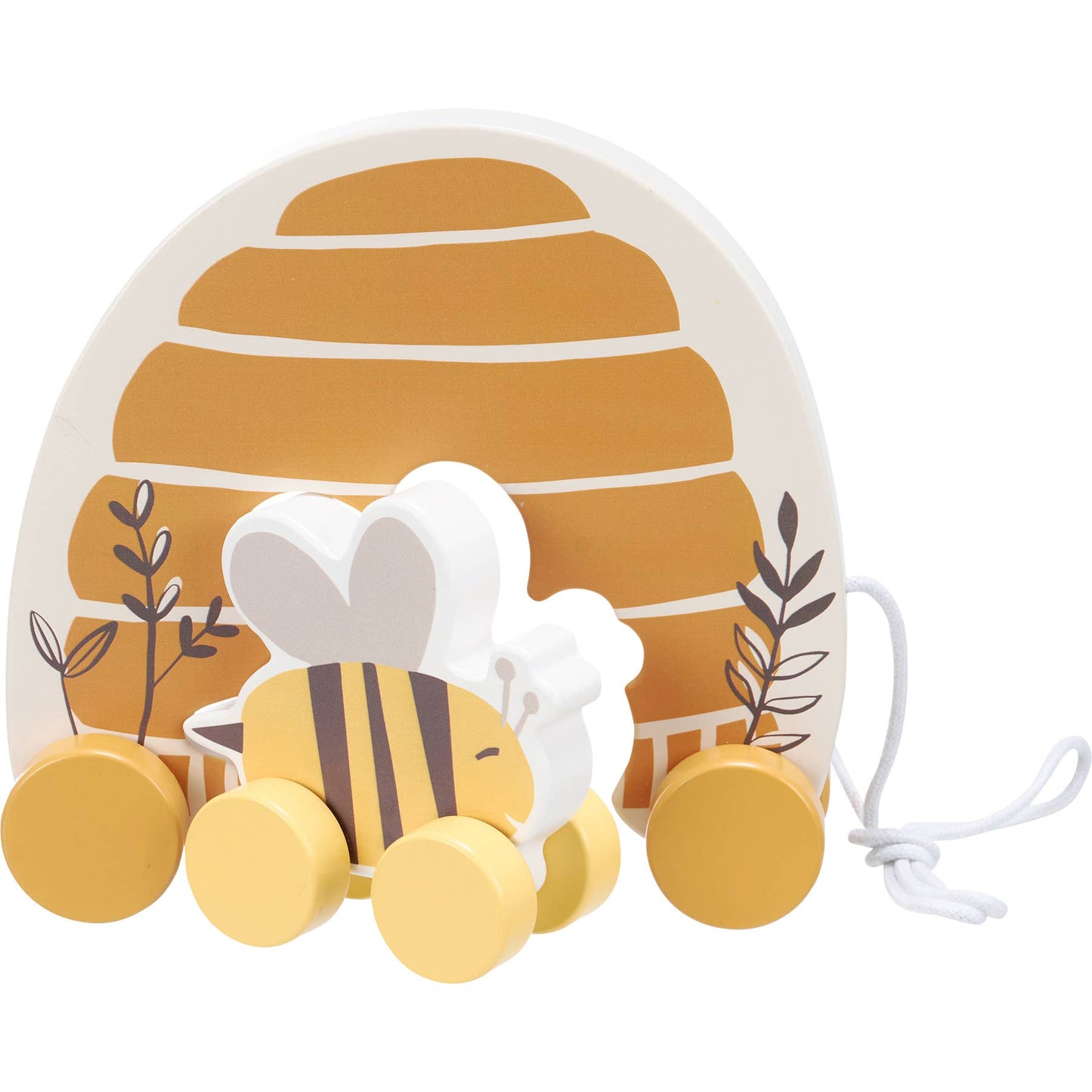 Skep And Bee Pull Toy