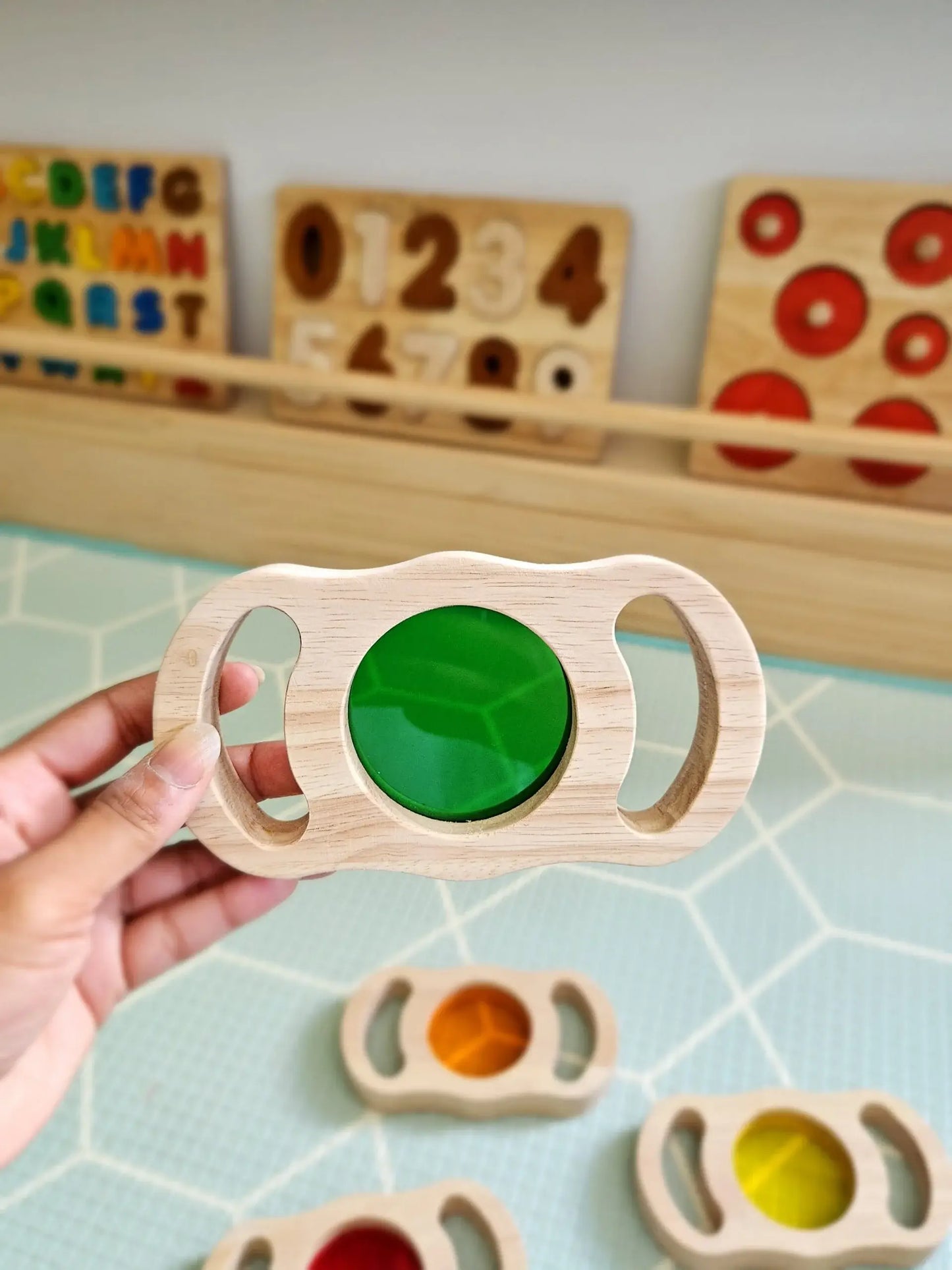 See-Through Color Blocks – Set of 5 with Handles