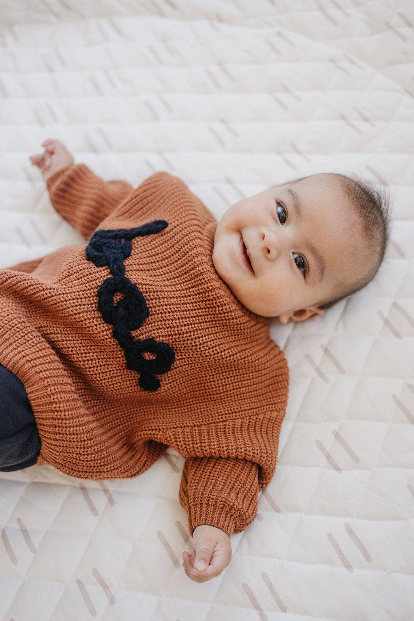 BOO Hand Embroidered Sweater