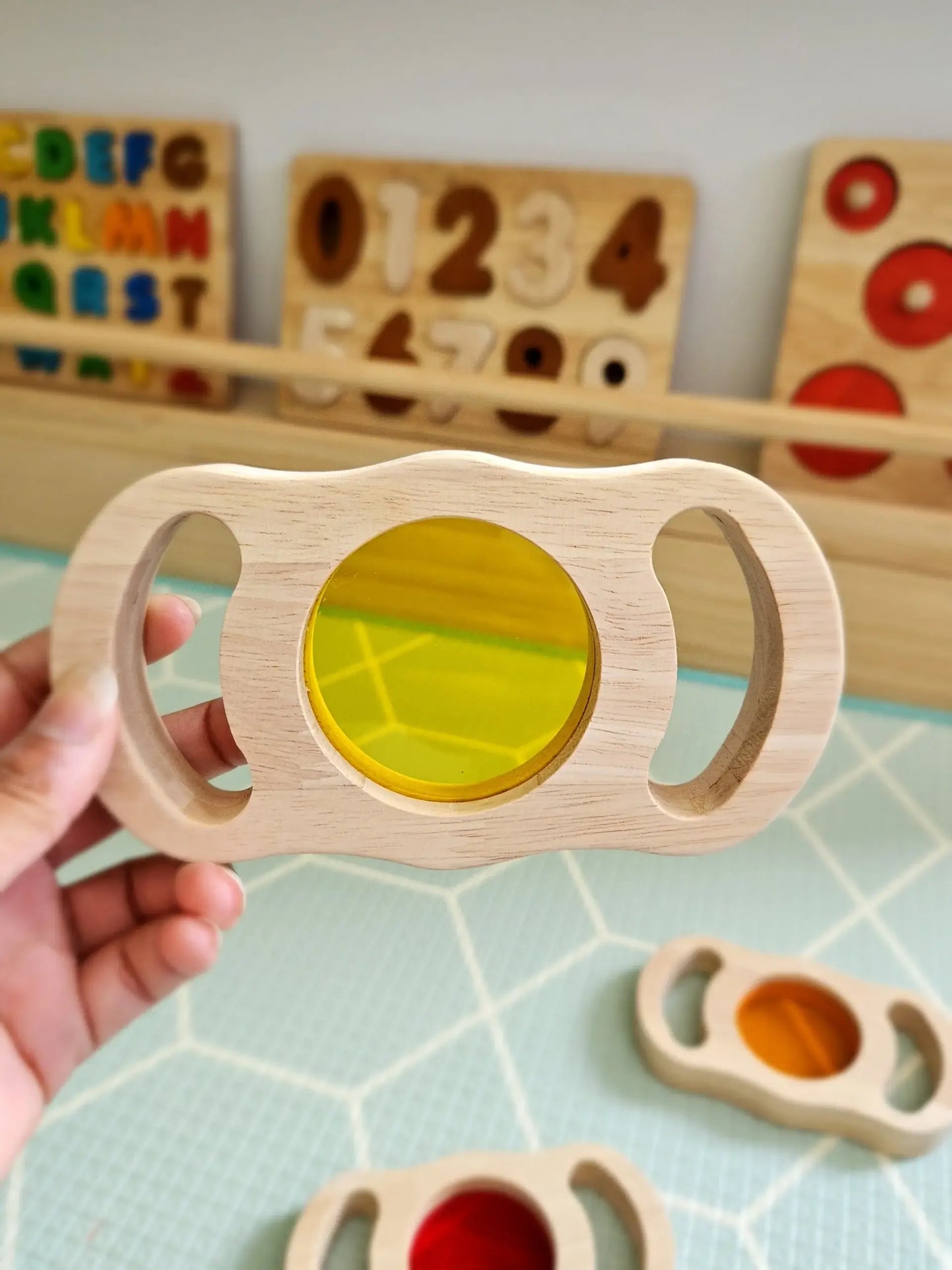 See-Through Color Blocks – Set of 5 with Handles