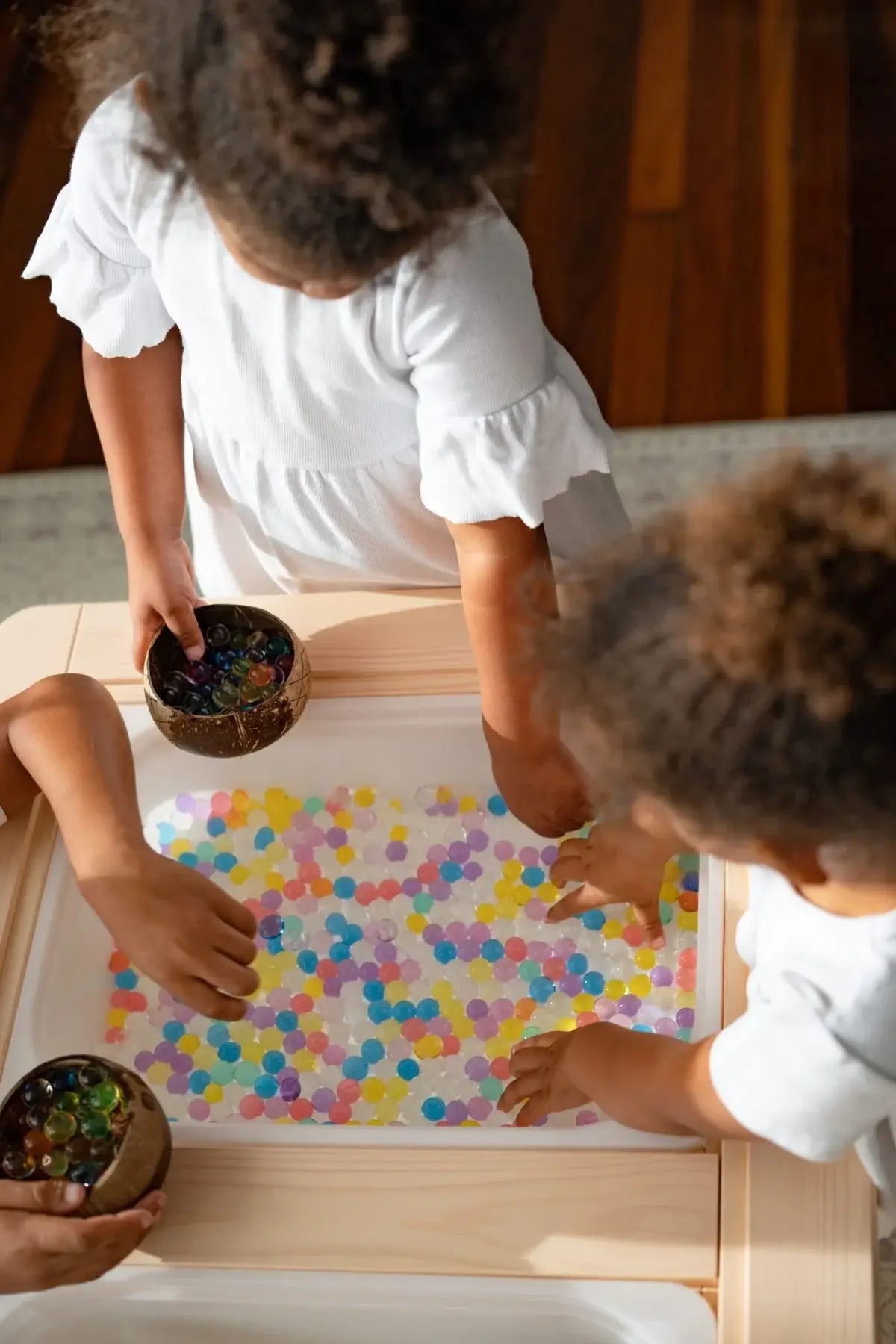 Patterned Coconut Bowls – Set of 6
