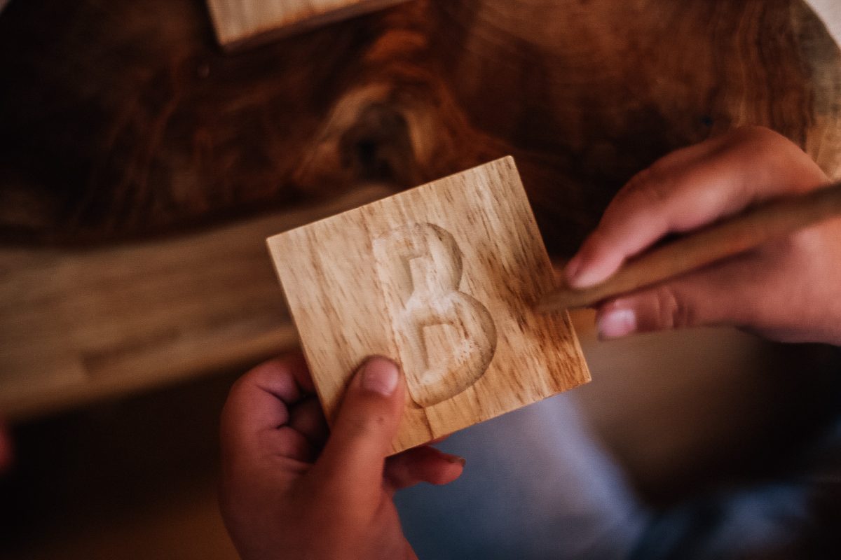 Wooden Alphabet Tracing Tray – Uppercase Letters