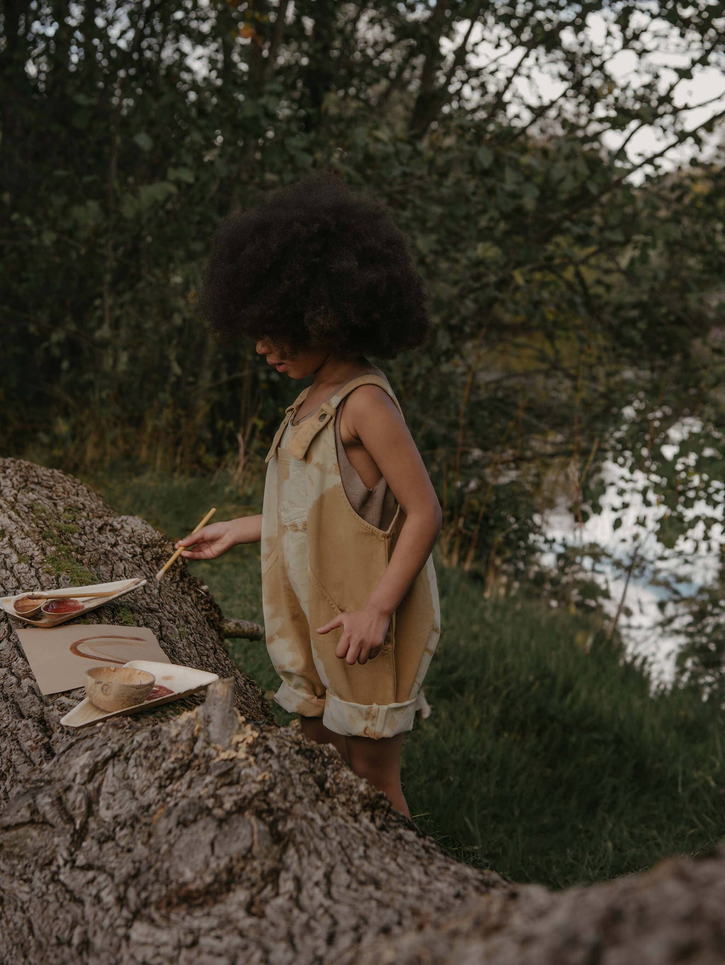 The Tie-Dye Dungaree Short