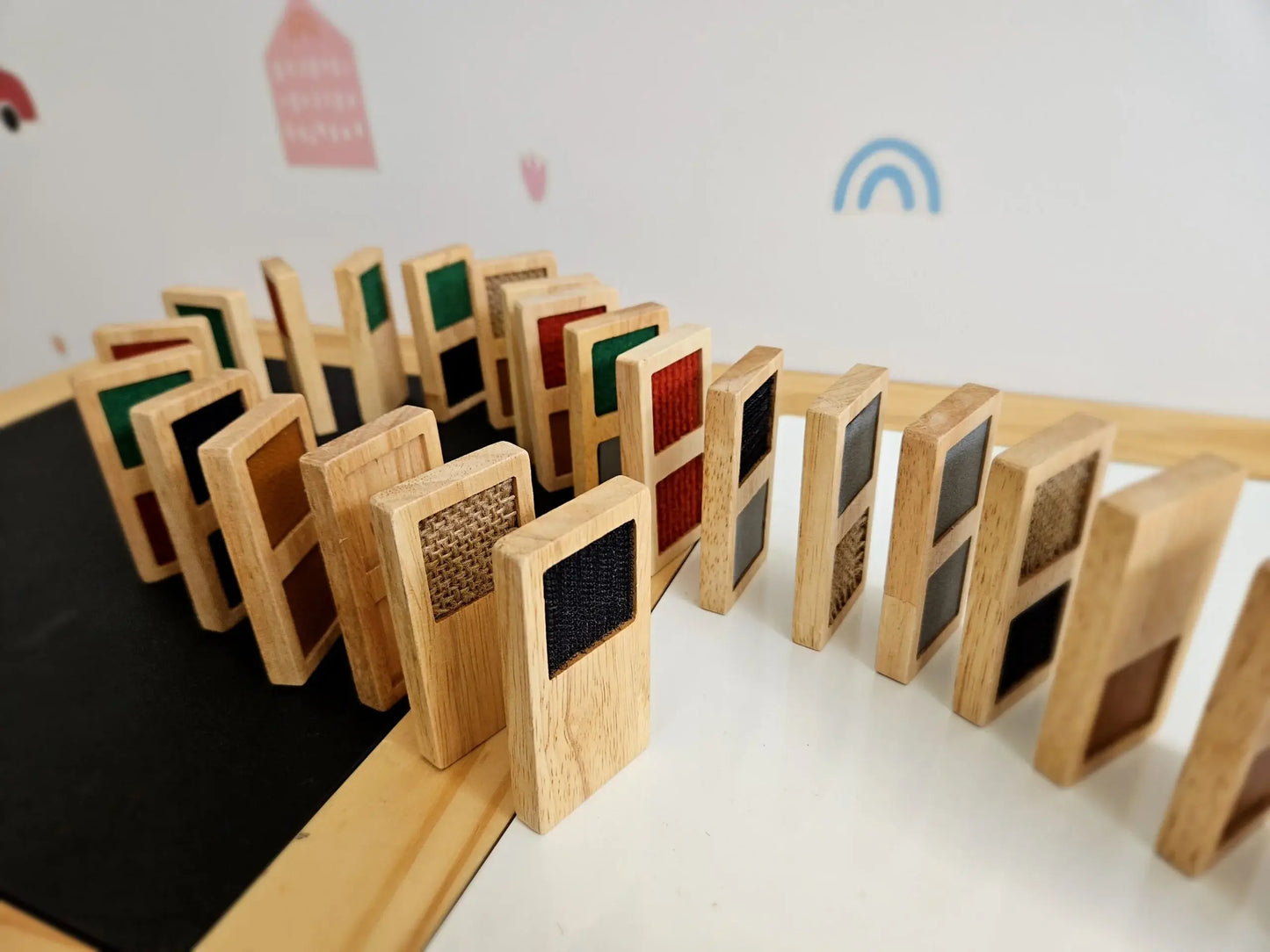 Sensory Wooden Domino Set