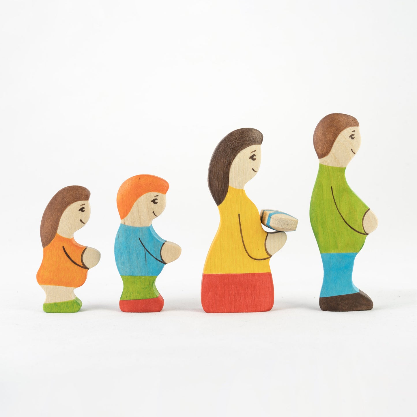 Waldorf Wooden Farmers Family- 5 pieces