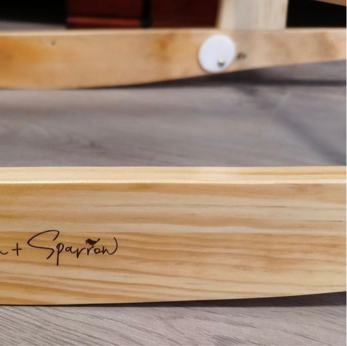 Original Rocking Moses Bassinet Stand with brake - Natural