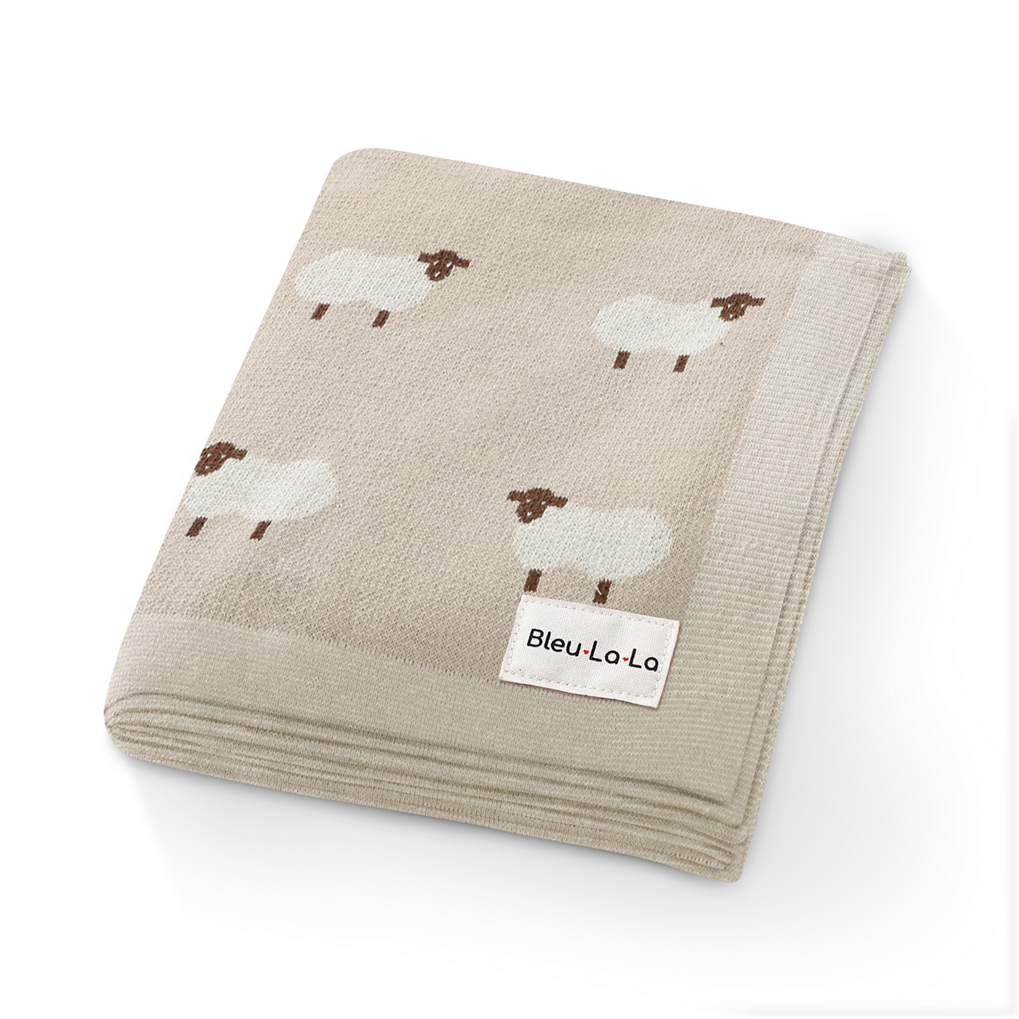Whimsy Collection - Luxury 100% Cotton Knit Swaddle Baby Blanket