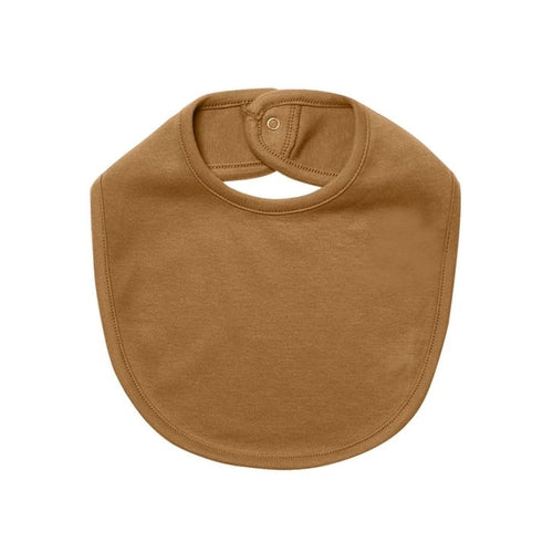 Soft Cotton Button Bib Set – Neutral Earth Tones