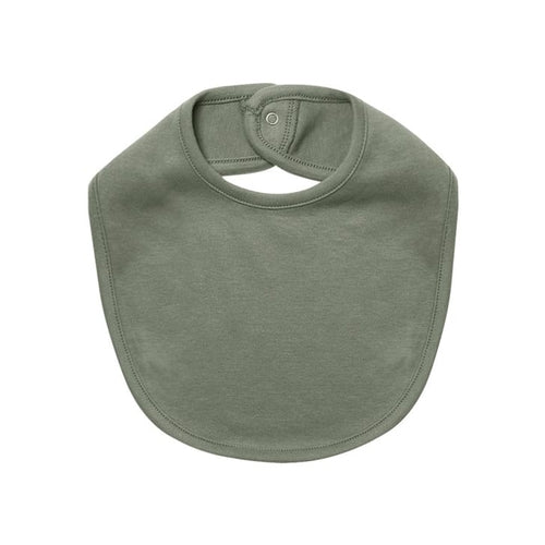 Soft Cotton Button Bib Set – Neutral Earth Tones