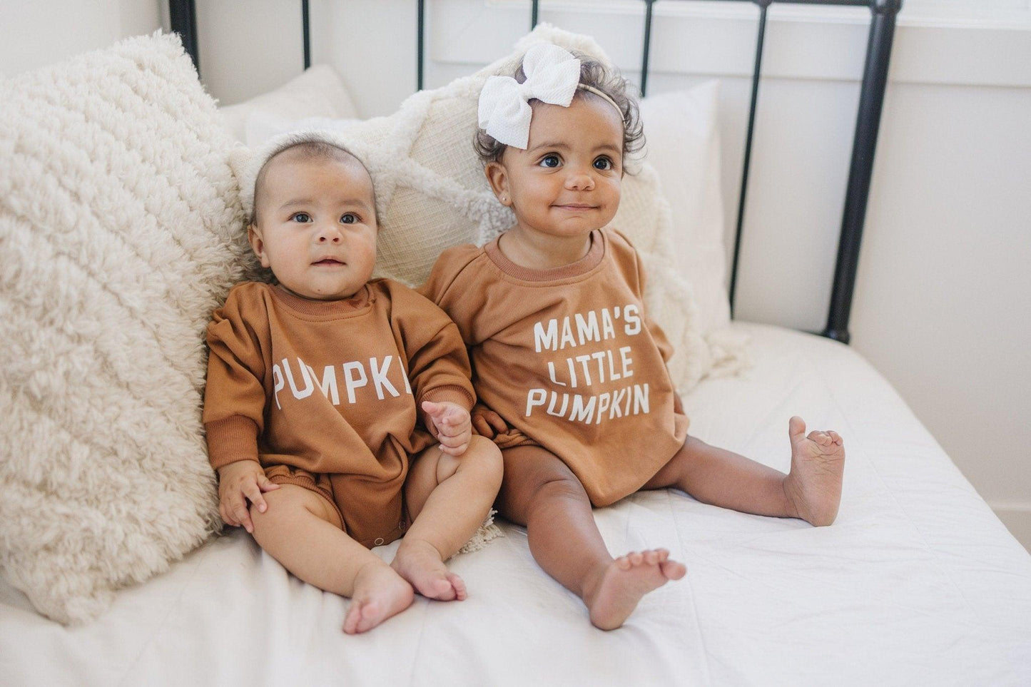 Pumpkin Sweatshirt Romper