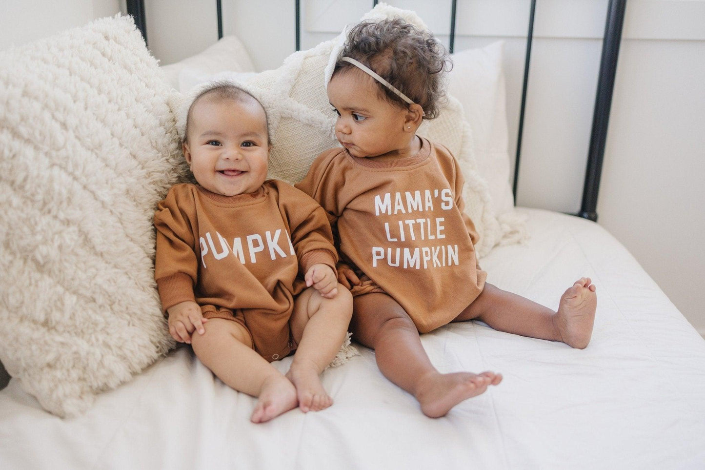 Pumpkin Sweatshirt Romper