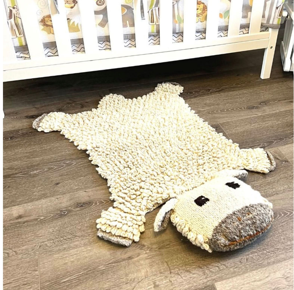Organic Wool Play Mat + Nursery Rug  | Sheep