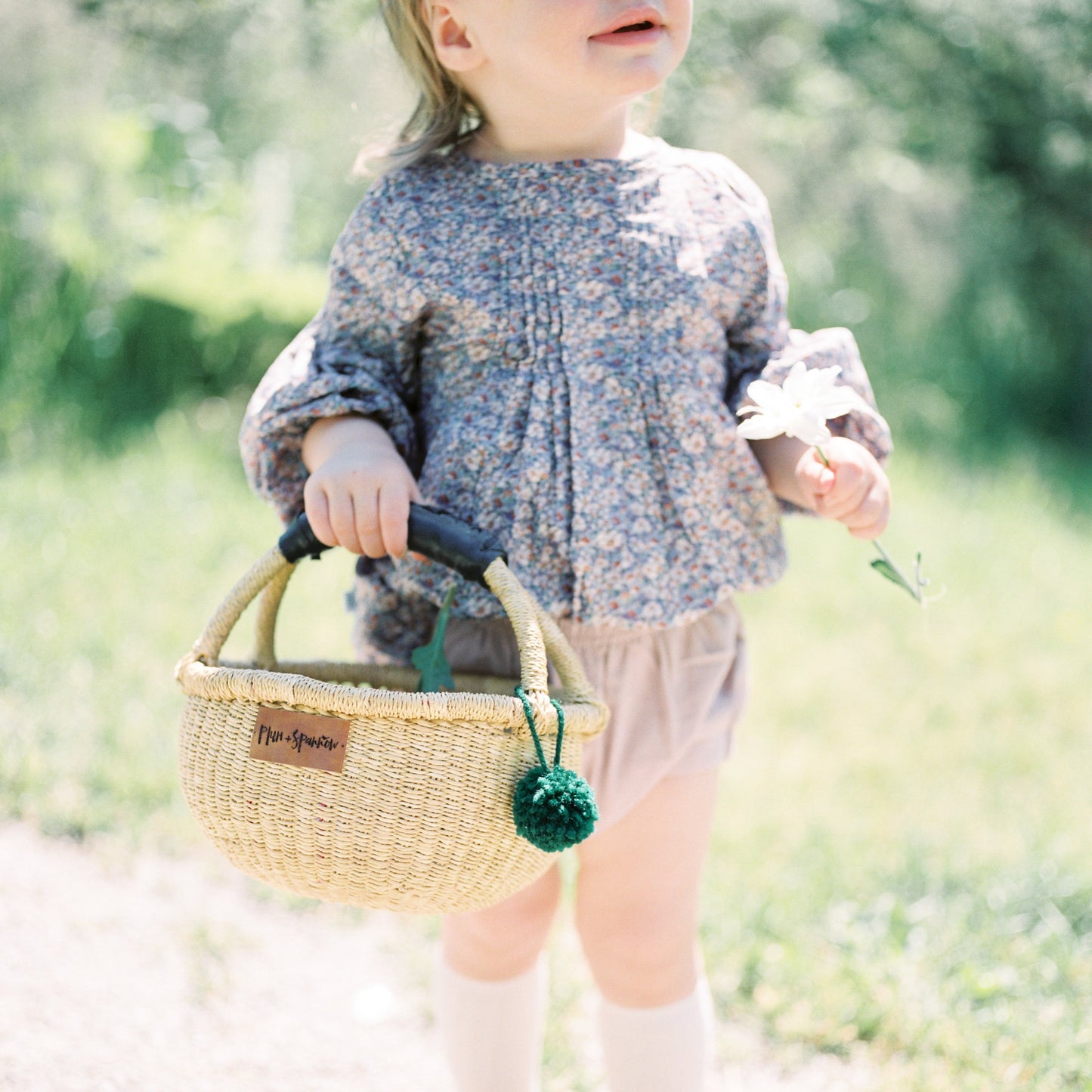 Black Handle - Small Bolga Basket