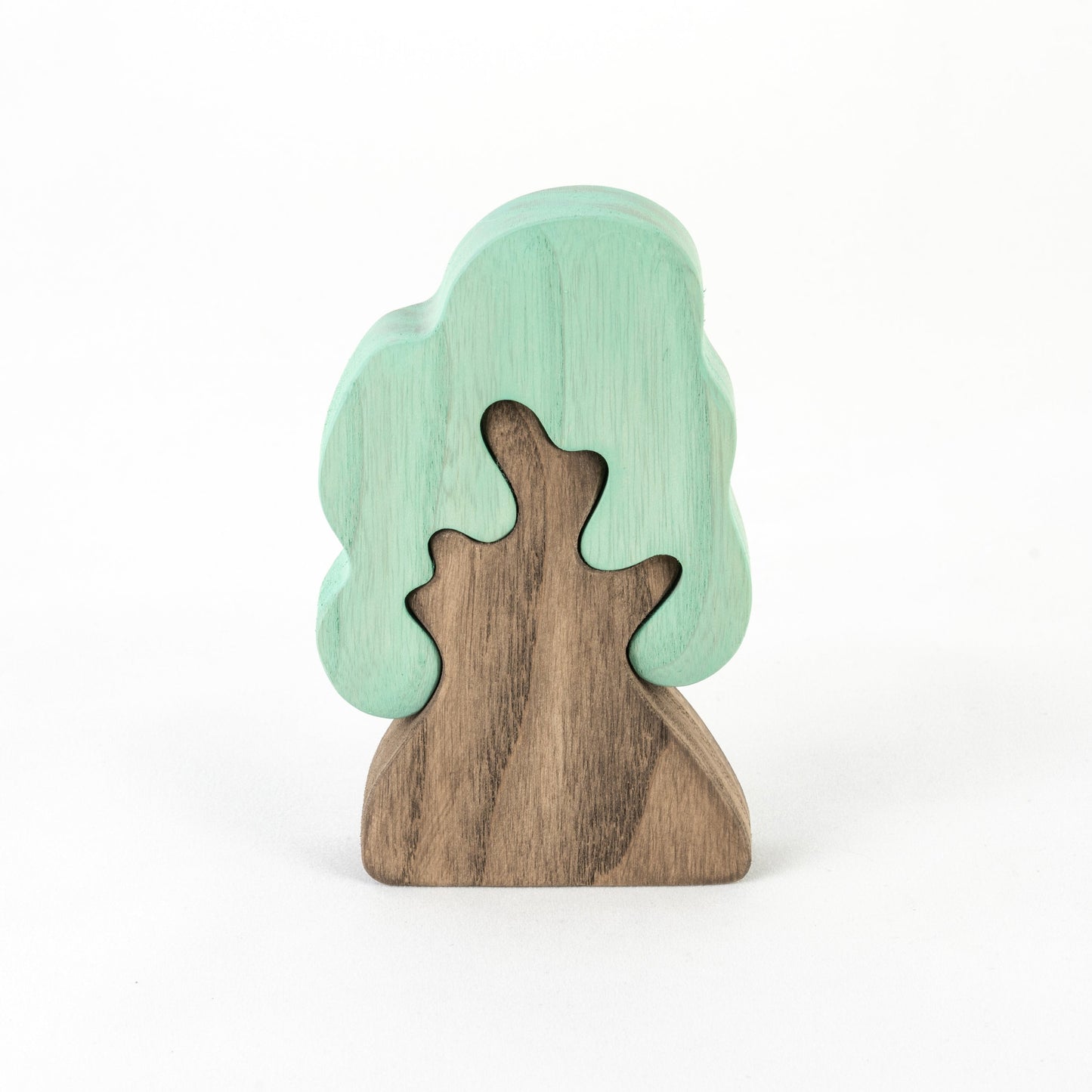Waldorf Wooden Toy Winter Oak Tree Puzzle