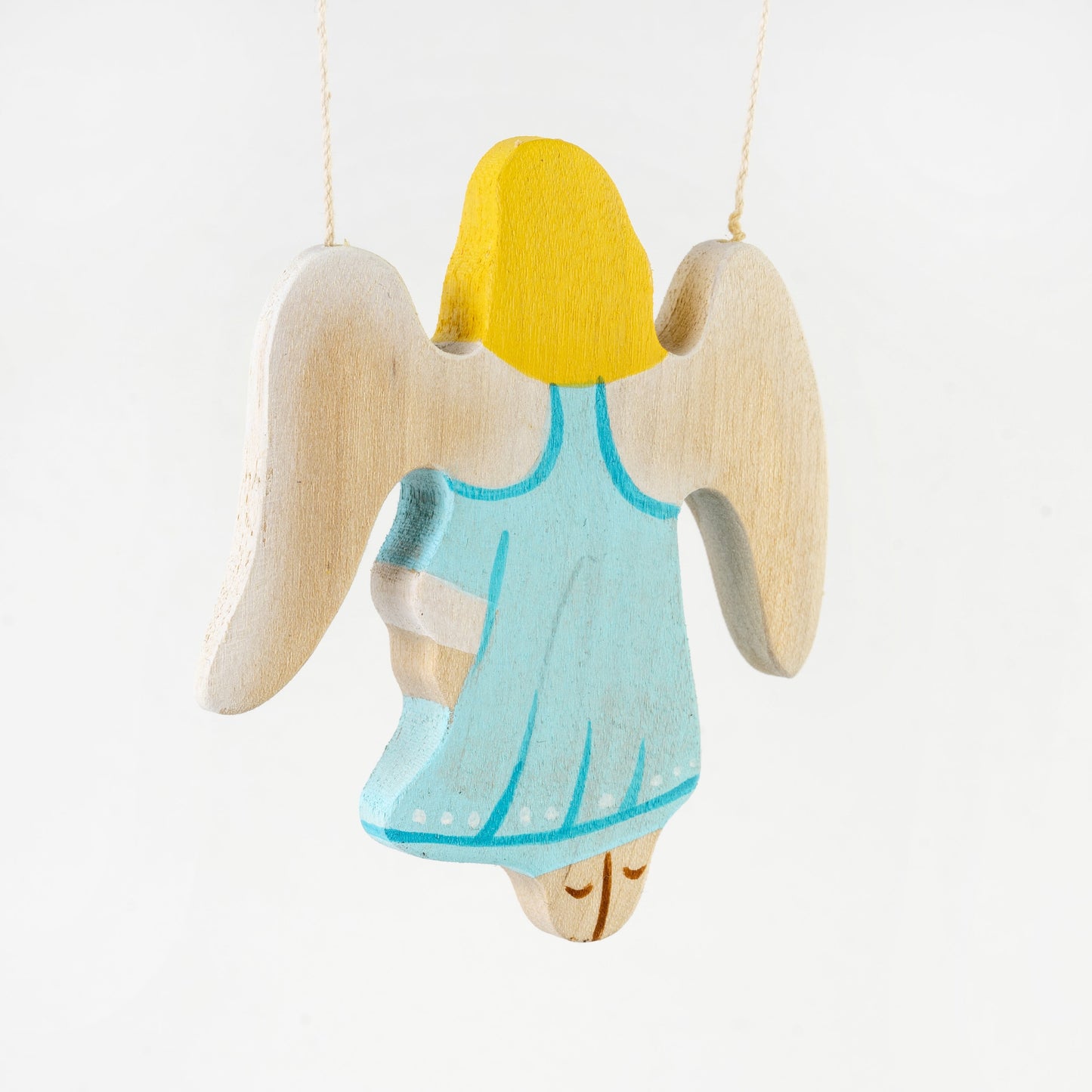 Waldorf Wooden Angel figurine toy