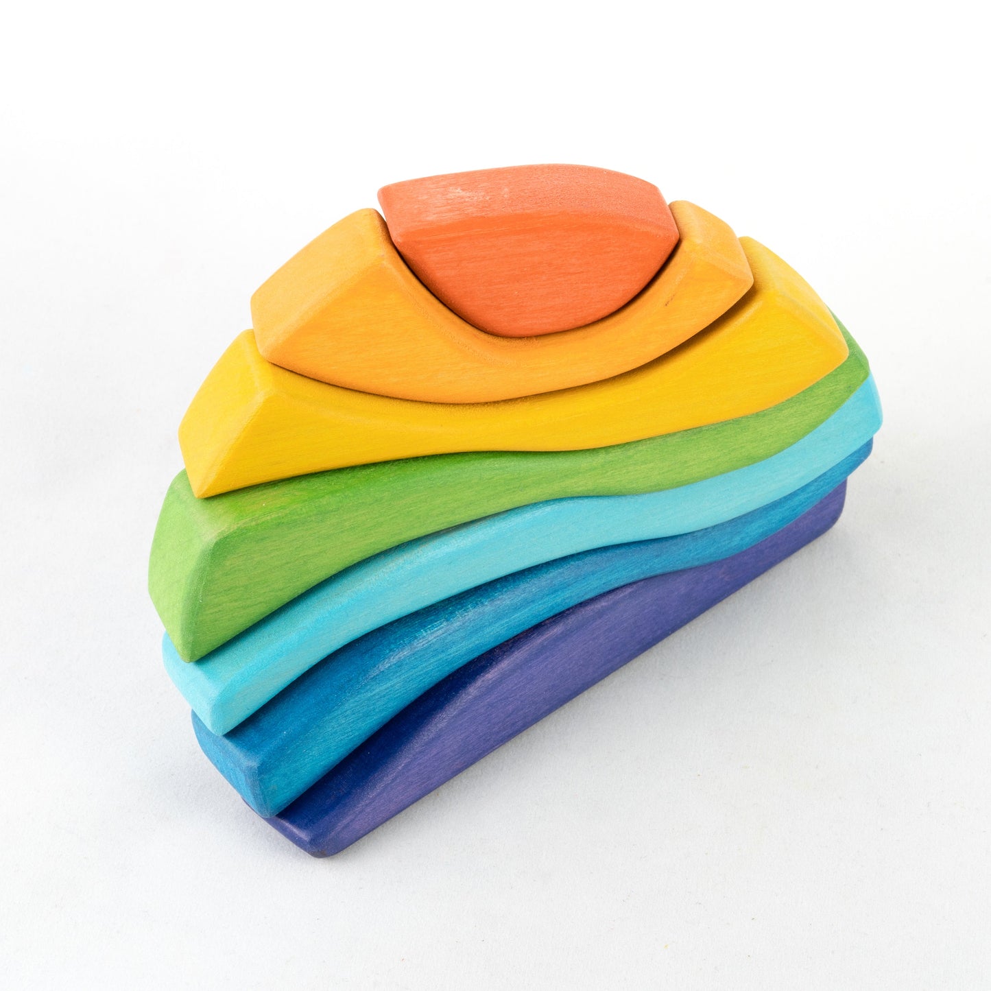 Wooden Rainbow Stacker for toddlers