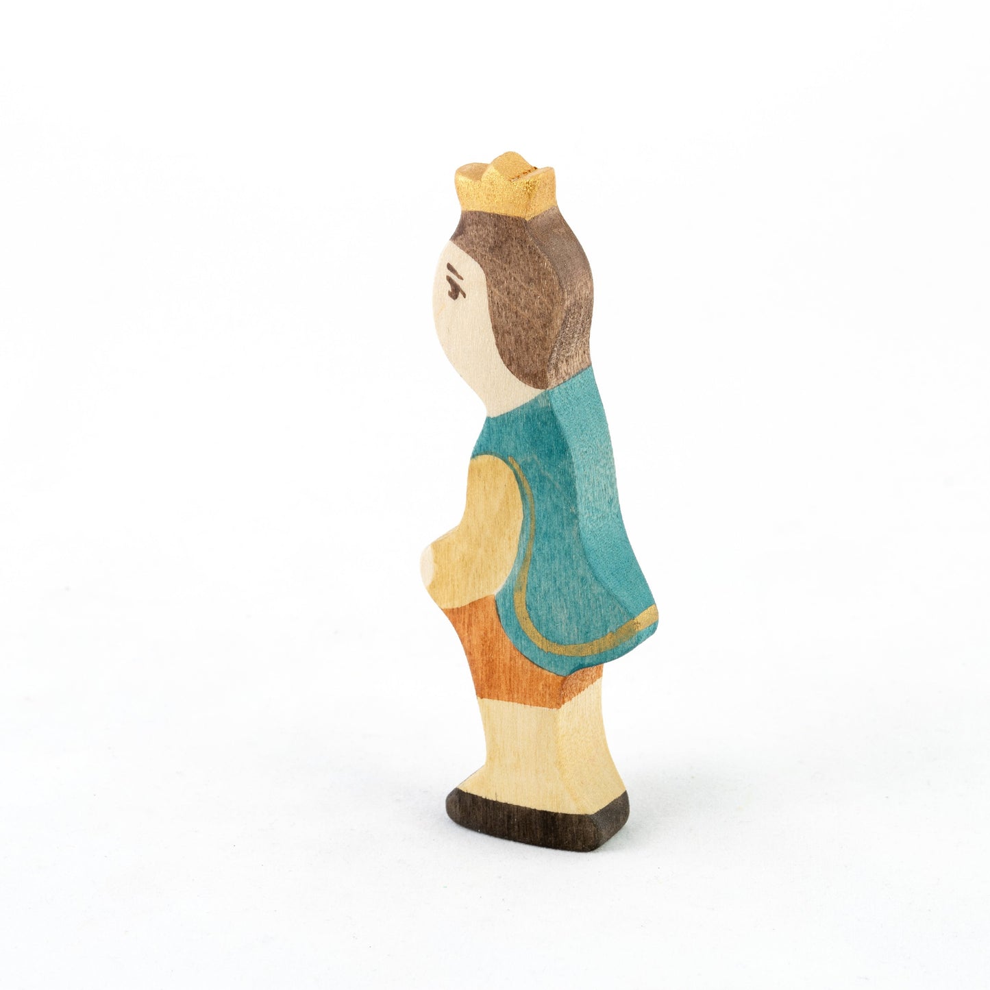 Waldorf Wooden Prince and Princess Figures- 2 pieces